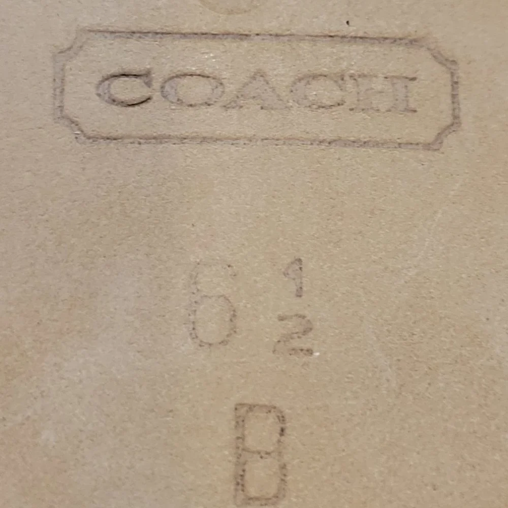 Vintage Coach Vance Signature Loafers